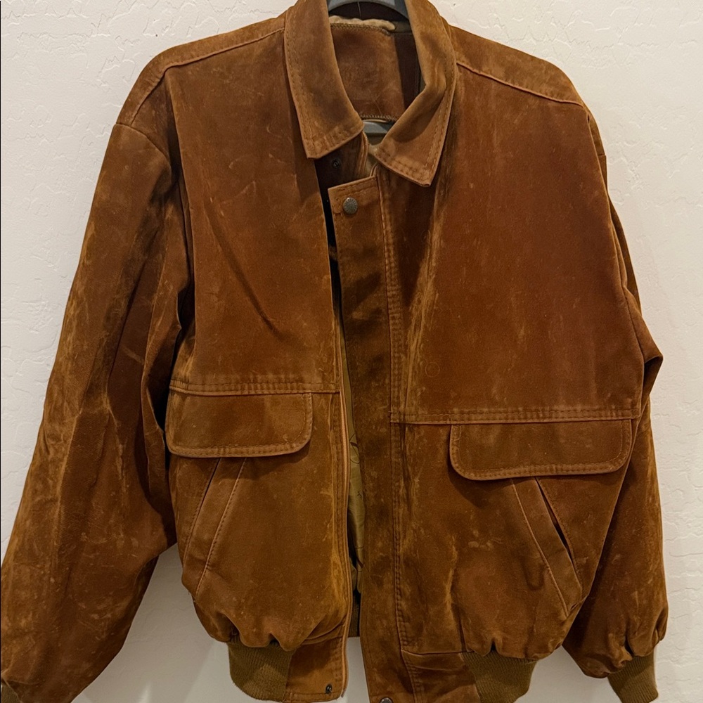 GV Italian Brown Suede Jacket